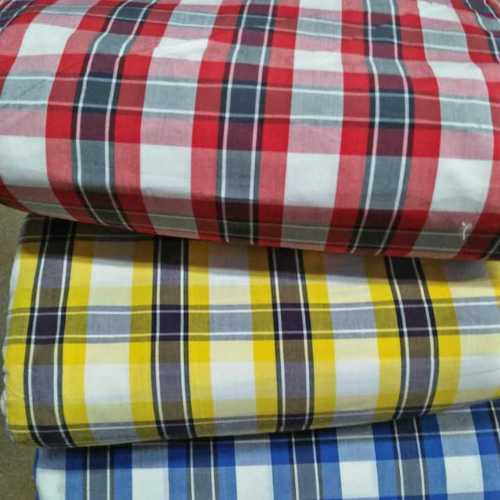 Check Cotton Shirting Fabric