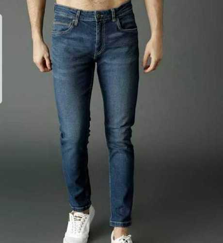 All Fitted Mens Blue Jeans