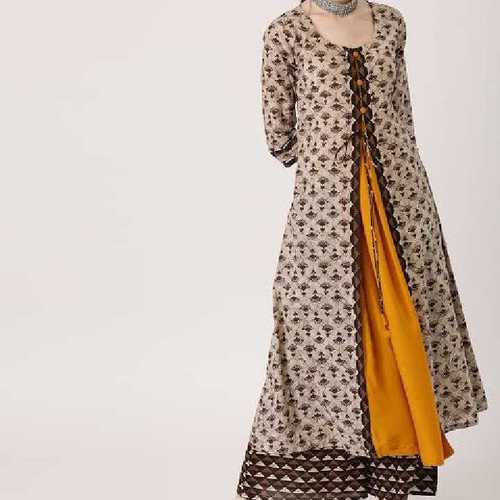 Ladies Long Printed Kurti