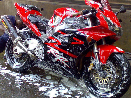 Two Wheeler Bike Cleaning Service