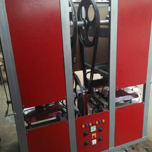 Red And Grey Fully Automatic Paper Plate Making Machine