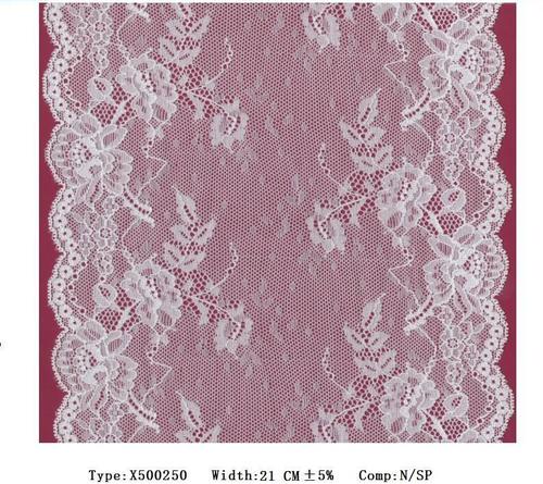 Color Is Availabe To Custom Ivory Floral Soft Scalloped Lace Wide 8.25