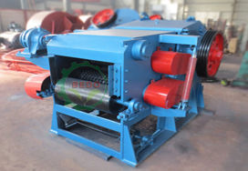 Red Wood Drum Chipper Machine