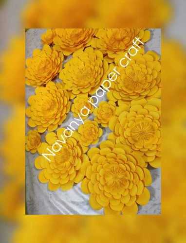 Yellow Color Paper Flower