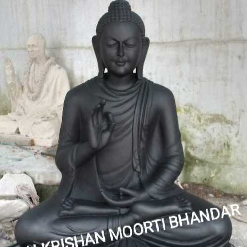 Durable Black Color Marble Buddha Statue