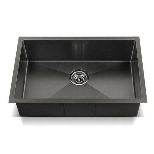 Matt Black Stainless Steel Single Bowl Sink