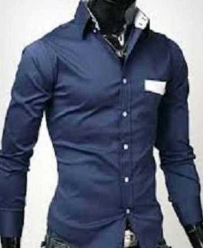 Designer Slim Fit Shirts - Polyester, Customized Size, Full Sleeves | Anti-wrinkle, Attractive Pattern, Classic Collar Style, All Colors Available