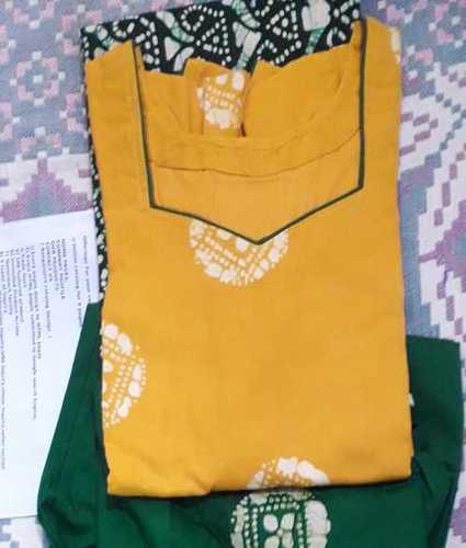 Yellow Designer Ladies Kurtis Bust Size: All Size Inch (In)