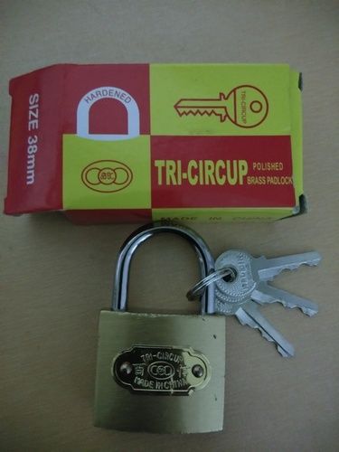 Polished Rust Free Iron Padlock 38Mm