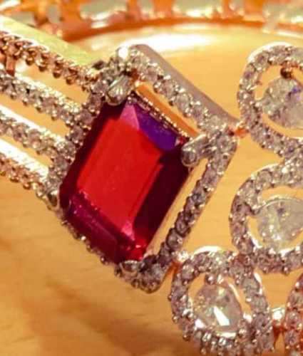 Square Red Ruby Gemstone