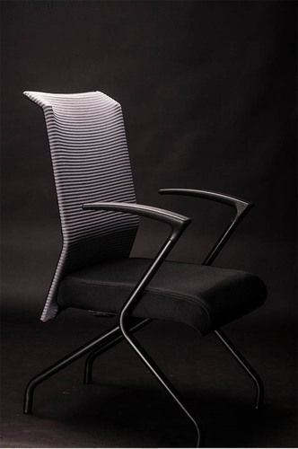 Customizable Black Visitor Office Chair