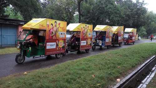 E-Rickshaw Branding Services By Horde Media Holdings