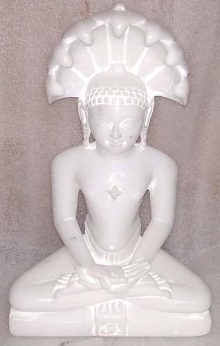 White Marble Mahavir Swami Ji Statue