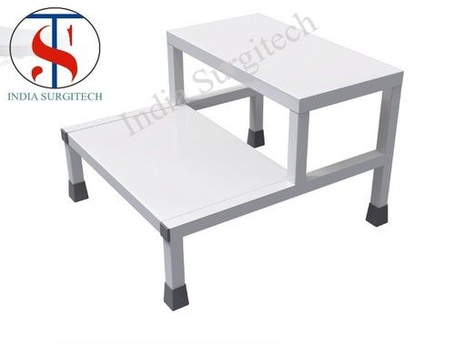 Hospital Double Step Stool Height: 10-25 Inch (In)