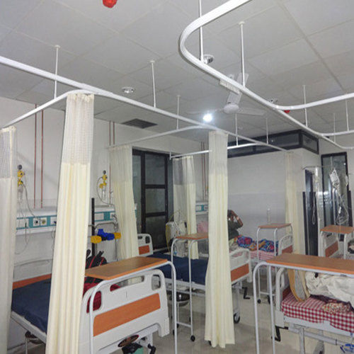 White Hospital Icu Privacy Curtain Tracks