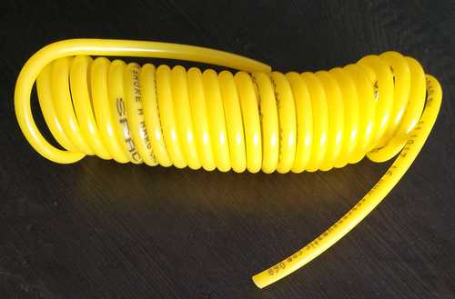 Recoil Spiral Rubber Pipe  Length: 3  Meter (M)