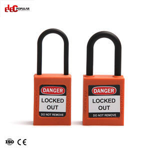 38MM Insulation Shackle Safety Padlocks EP-8531N~EP-8534N