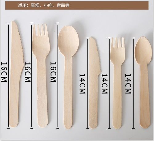 Disposable Bamboo Knife and Fork Spoon