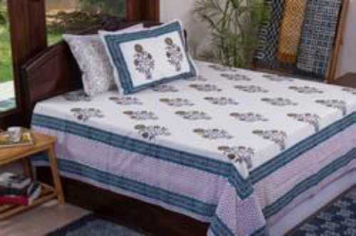 Multicolor Double Bed Printed Sheet