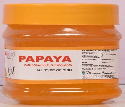 Mcron Papaya Gel With Vitamin E And Emolients Ingredients: Fruits Extracts