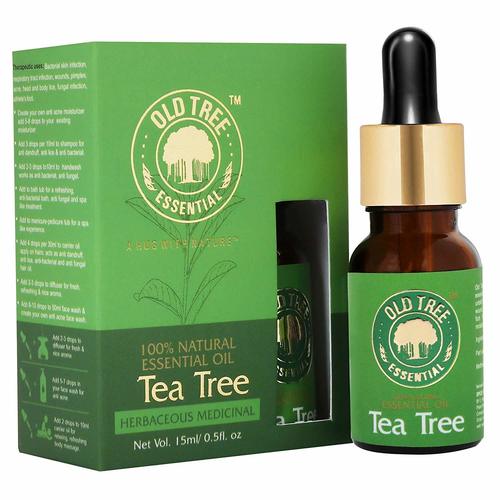 Brass And Wood Old Tree Tea Tree Essential Oil For Skin