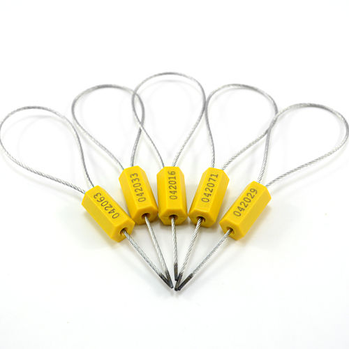 Abs + Stainless Steel Wire Anti-Tamper Security Tags Pull