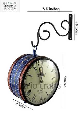 Designer Hand Painted Station Clocks