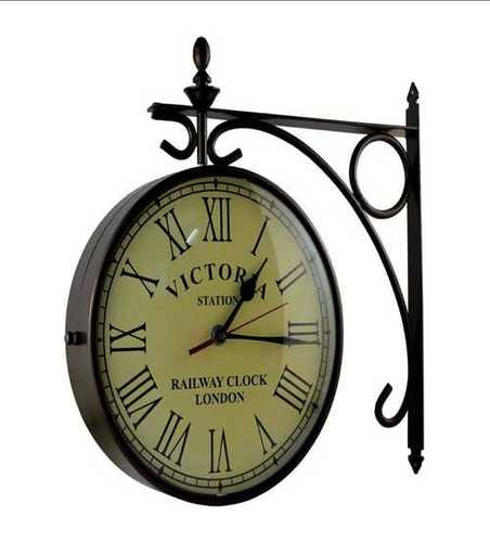 All Color Double Sided Station Clock