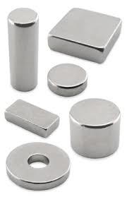 Silver Plain Rare Earth Magnet