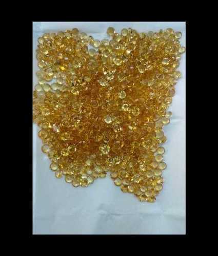 Precious Citrine Faceted Stone