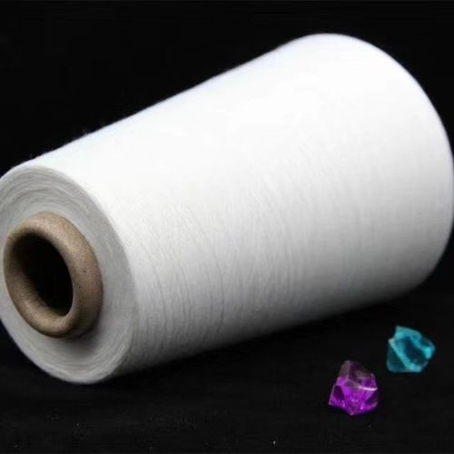 Anti-Bacteria White Color Polyester Spun Yarns (100%)