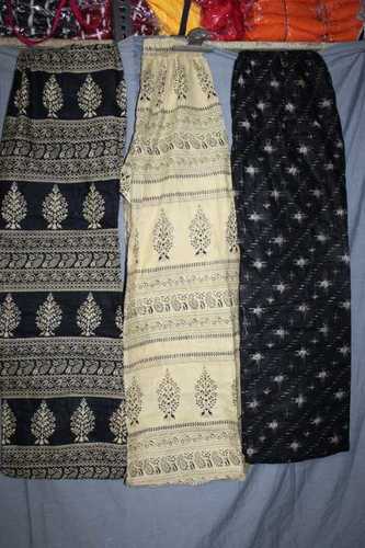 Assorted Ladies Cotton Printed Plazzo