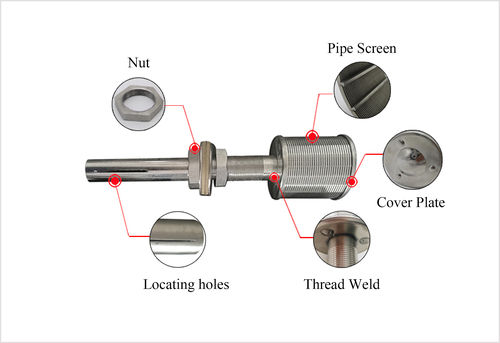 Wedge Wire Johnson Screen Filter Nozzle