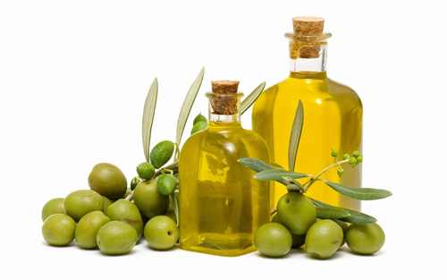 Yellow Transparent Olive Oil