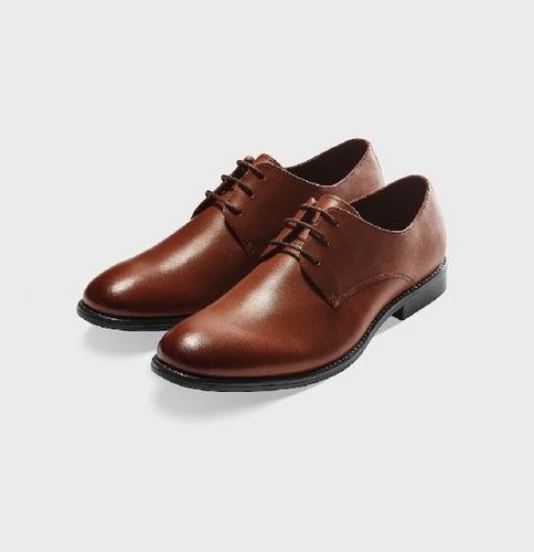 Formal Wear Brown Color Leather Shoes