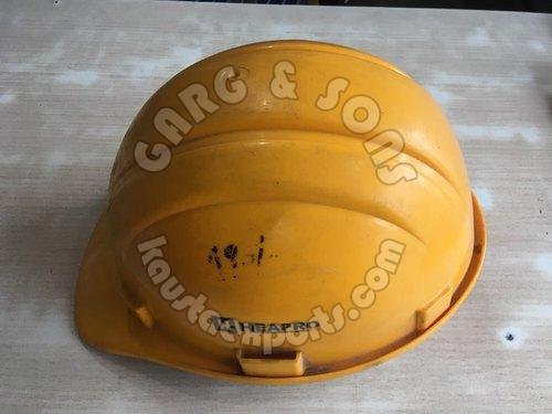 Half Face Yellow Color Industrial Safety Helmets