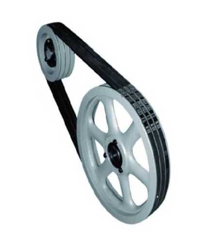 Black Motorized V Belt Drive