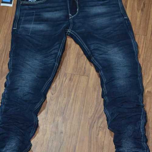 Washed Branded Mens Jeans