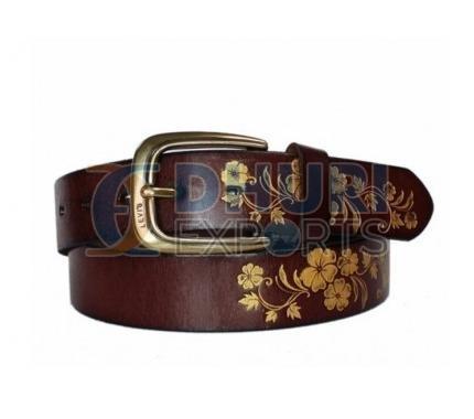 Brown Color Ladies Leather Belts