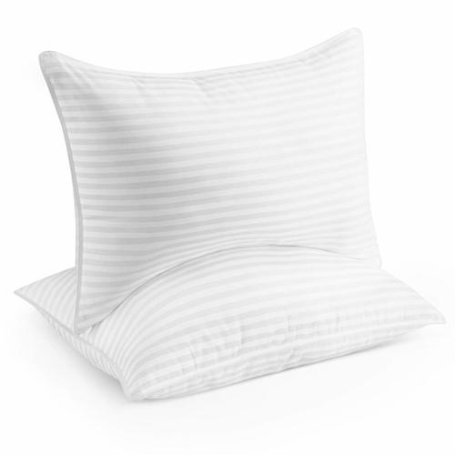 White Cotton Conjunctive Fiber Pillow