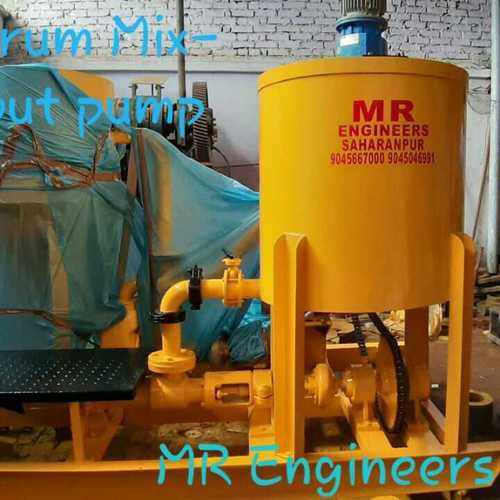 Metal Double Drum Mixing Grout Pump