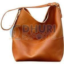 Ladies Brown Leather Handbag