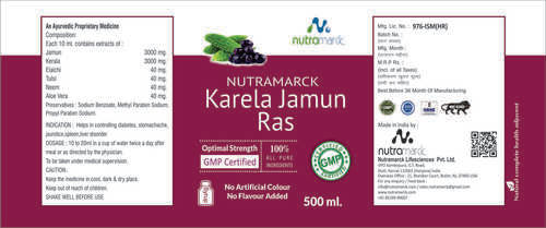 Nutramarck Karela Jamun Juice