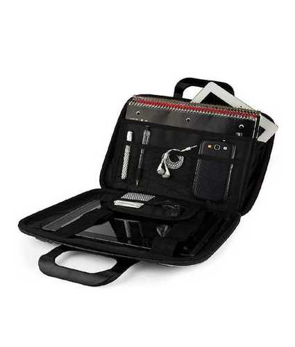 Black Waterproof Briefcase Laptop Messenger Office Bag For Business (Multi Color)