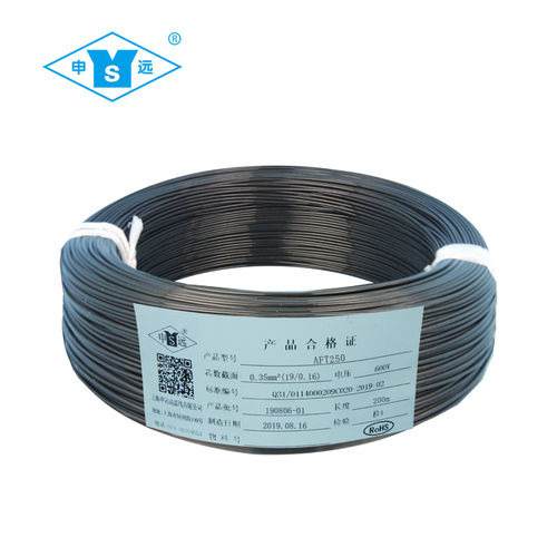 High Temperature Resistant Ptfe Insulated Wires Conductor Material: Silver-Copper