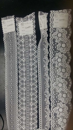 Many Color Are Available Knitted French Stretch Cut-Out Lace 3.5Cm, 1.25