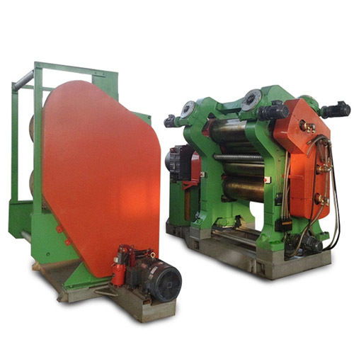 Semi-Automatic 4 Rolls Rubber Calendering Machine