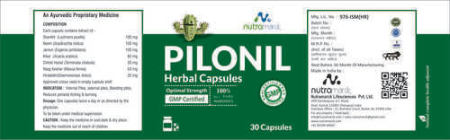 Pilonil Herbal 30 Capsules