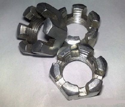 Polishing Rust Resistance Hex Slotted Nut