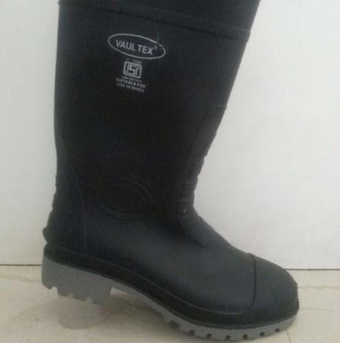 Safety Leather High Ankle Gumboot